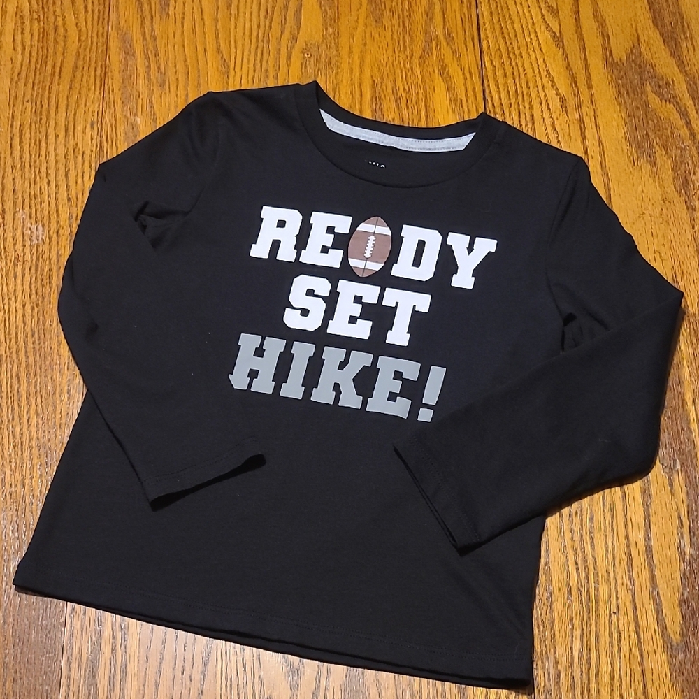 Falls Creek Black and White Long Sleeve Tee Ready Set Hike - Boy's 5T